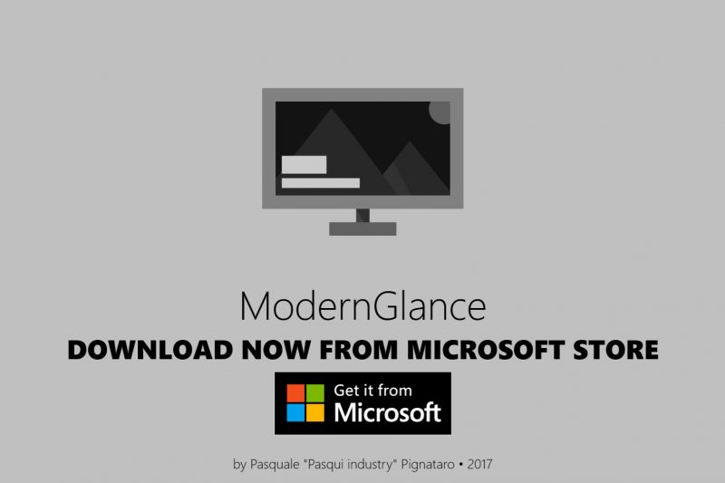 Download ModernGlance – Lumia Glance is now on your PC!