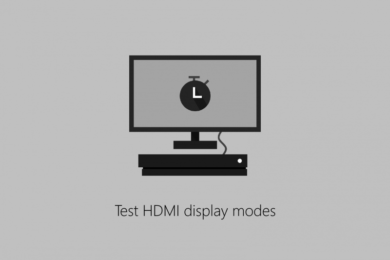 Download Test HDMI Display Modes – a tool to demonstrate that different HDMI output options and refresh rates are possible on Xbox One!