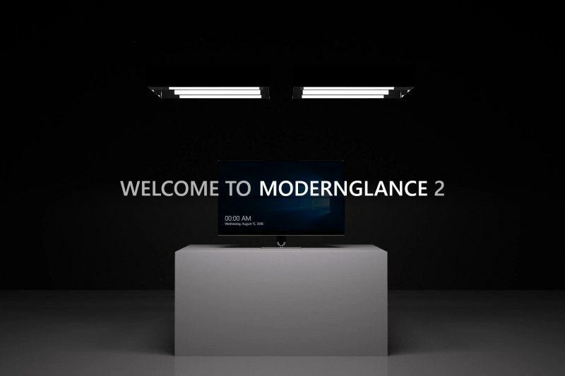 ModernGlance 2 available now with more than 30 changes! – A screensaver that simulates Glance, more than a screensaver